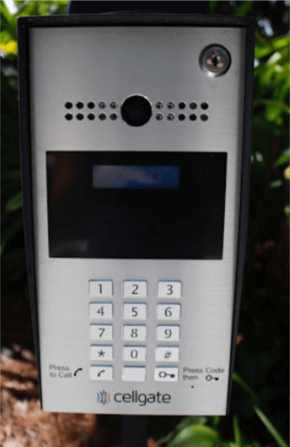 Cellgate Sarasota Gate Access Control push button Cellgate Sarasota Gate Access Control push button