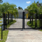 Contemporary Driveway Gate in Sarasota