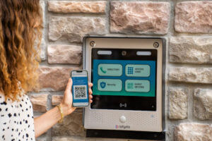 Cellgate gate access control touchscreen and mobile app